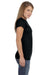 Gildan G640L Womens Softstyle Short Sleeve Crewneck T-Shirt Black Side