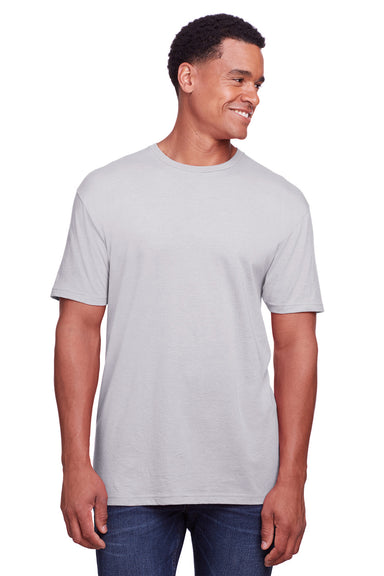 Gildan G670 Mens Softstyle CVC Short Sleeve Crewneck T-Shirt Cement Grey Front
