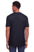 Gildan G670 Mens Softstyle CVC Short Sleeve Crewneck T-Shirt Navy Blue Back