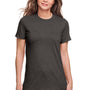 Gildan Womens Softstyle CVC Short Sleeve Crewneck T-Shirt - Gunmetal Grey