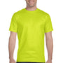 Gildan Mens DryBlend Moisture Wicking Short Sleeve Crewneck T-Shirt - Safety Green