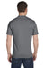 Gildan G800 Mens DryBlend Moisture Wicking Short Sleeve Crewneck T-Shirt Gravel Grey Back