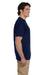 Gildan G830 Mens DryBlend Moisture Wicking Short Sleeve Crewneck T-Shirt w/ Pocket Navy Blue Side