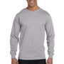 Gildan Mens DryBlend Moisture Wicking Long Sleeve Crewneck T-Shirt - Sport Grey