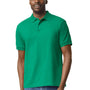 Gildan Mens DryBlend Moisture Wicking Short Sleeve Polo Shirt - Kelly Green