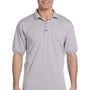 Gildan Mens DryBlend Moisture Wicking Short Sleeve Polo Shirt - Sport Grey