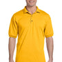 Gildan Mens DryBlend Moisture Wicking Short Sleeve Polo Shirt - Gold