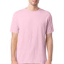 ComfortWash by Hanes Mens Short Sleeve Crewneck T-Shirt - Cotton Candy Pink