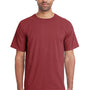 ComfortWash by Hanes Mens Short Sleeve Crewneck T-Shirt - Cayenne Red