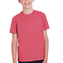 ComfortWash by Hanes Youth Short Sleeve Crewneck T-Shirt - Crimson Fall