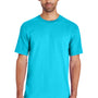 Gildan Mens Hammer Short Sleeve Crewneck T-Shirt - Lagoon Blue
