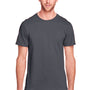 Fruit Of The Loom Mens Iconic Short Sleeve Crewneck T-Shirt - Charcoal Grey