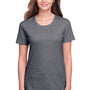 Fruit Of The Loom Womens Iconic Short Sleeve Crewneck T-Shirt - Heather Charcoal Grey