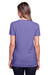 Fruit Of The Loom IC47WR Womens Iconic Short Sleeve Crewneck T-Shirt Heather Purple Back
