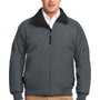 Port Authority Mens Challenger Wind & Water Resistant Full Zip Jacket - Steel Grey/True Black