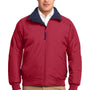 Port Authority Mens Challenger Wind & Water Resistant Full Zip Jacket - True Red/True Navy Blue