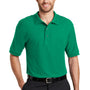 Port Authority Mens Silk Touch Wrinkle Resistant Short Sleeve Polo Shirt - Kelly Green