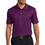 Port Authority Mens Performance Moisture Wicking Short Sleeve Polo Shirt - Violet Purple