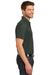 Port Authority K555 Mens Moisture Wicking Short Sleeve Polo Shirt Smoke Grey Side