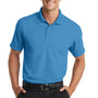 Port Authority Mens Dry Zone Moisture Wicking Short Sleeve Polo Shirt - Celadon Blue
