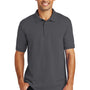 Port & Company Mens Core Stain Resistant Short Sleeve Polo Shirt - Charcoal Grey