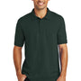 Port & Company Mens Core Stain Resistant Short Sleeve Polo Shirt - Dark Green