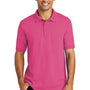 Port & Company Mens Core Stain Resistant Short Sleeve Polo Shirt - Sangria Pink