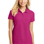 Port Authority Womens Core Classic Short Sleeve Polo Shirt - Azalea Pink