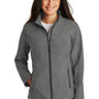 Port Authority Womens Core Wind & Water Resistant Full Zip Jacket - Heather Pearl Grey