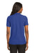 Port Authority L500 Womens Silk Touch Wrinkle Resistant Short Sleeve Polo Shirt Royal Blue Back