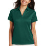 Port Authority Womens Performance Moisture Wicking Short Sleeve Polo Shirt - Green Glen