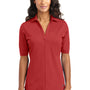 Ogio Womens Metro Moisture Wicking Short Sleeve Polo Shirt - Ripped Red
