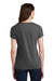 Port & Company LPC450V Womens Fan Favorite Short Sleeve V-Neck T-Shirt Heather Dark Grey Back