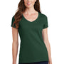 Port & Company Womens Fan Favorite Short Sleeve V-Neck T-Shirt - Forest Green