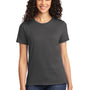 Port & Company Womens Essential Short Sleeve Crewneck T-Shirt - Charcoal Grey