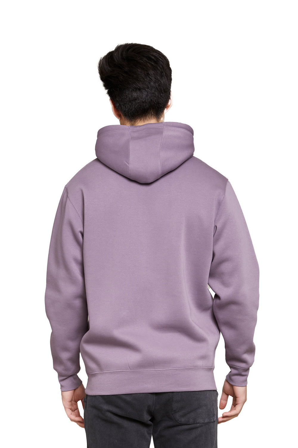 Lane Seven LS19001 Mens Hooded Sweatshirt Hoodie Lavender Purple Back