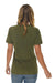 Lane Seven LST002 Mens Vintage Short Sleeve Crewneck T-Shirt Vintage Olive Green Back