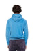 Lane Seven LST004 Mens Vintage Raglan Hooded Sweatshirt Hoodie Vintage Lake Blue Back