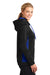 Sport-Tek LST235 Womens Sport-Wick Moisture Wicking Fleece Hooded Sweatshirt Hoodie Black/Royal Blue Side