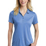 Sport-Tek Womens Competitor Moisture Wicking Short Sleeve Polo Shirt - Carolina Blue