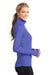Sport-Tek LST850 Womens Sport-Wick Moisture Wicking 1/4 Zip Sweatshirt Iris Purple Side
