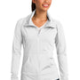 Sport-Tek Womens Sport-Wick Moisture Wicking Full Zip Jacket - White