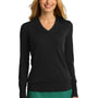Port Authority Womens Long Sleeve V-Neck Sweater - Black