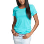 Next Level Womens Ideal Jersey Short Sleeve Crewneck T-Shirt - Tahiti Blue