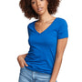 Next Level Womens Ideal Jersey Short Sleeve V-Neck T-Shirt - Royal Blue