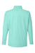Nautica N17924 Mens Saltwater 1/4 Zip Sweatshirt Cool Mint Green Flat Back