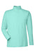 Nautica N17924 Mens Saltwater 1/4 Zip Sweatshirt Cool Mint Green Flat Front