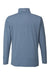 Nautica N17924 Mens Saltwater 1/4 Zip Sweatshirt Faded Navy Blue Flat Back