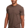 Next Level Mens CVC Jersey Short Sleeve Crewneck T-Shirt - Espresso Brown