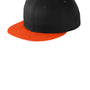 New Era Mens Adjustable Hat - Black/Orange